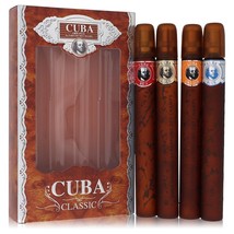 Cuba Red Cologne By Fragluxe Gift Set Variety includes All Four 1 - £25.18 GBP