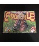 TY Beanie Babies BBOC Card Series 3 Common Spangle the American Bear #4245 - $37.26 MXN