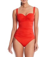 Bleu Rod Beattie Kore Bandeau Underwire One Piece Swimsuit SZ 14 Golden ... - $68.31