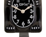 Limited Edition Grey Bow Tie and Grey tail Kit-Cat Klock (15.5″ high) Clock - $88.95