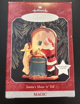 Hallmark Keepsake 1998 Santa&#39;s Show n Tell Magic Light Up - £5.84 GBP