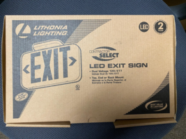 LED Exit Sign, Lithonia Lighting - $4.00