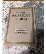 Vtg. Cunard and Anchor Lines Book. How American Troops Were Transported - $149.93 MXN