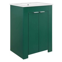 Modern Bathroom Vanity-White Sink Basin-Green, Gray, Blue or White Cabin... - $162.95+