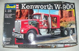 Revell 1:25 Kenworth W-900, opened #1, started &amp; w/ extra parts - £105.93 GBP