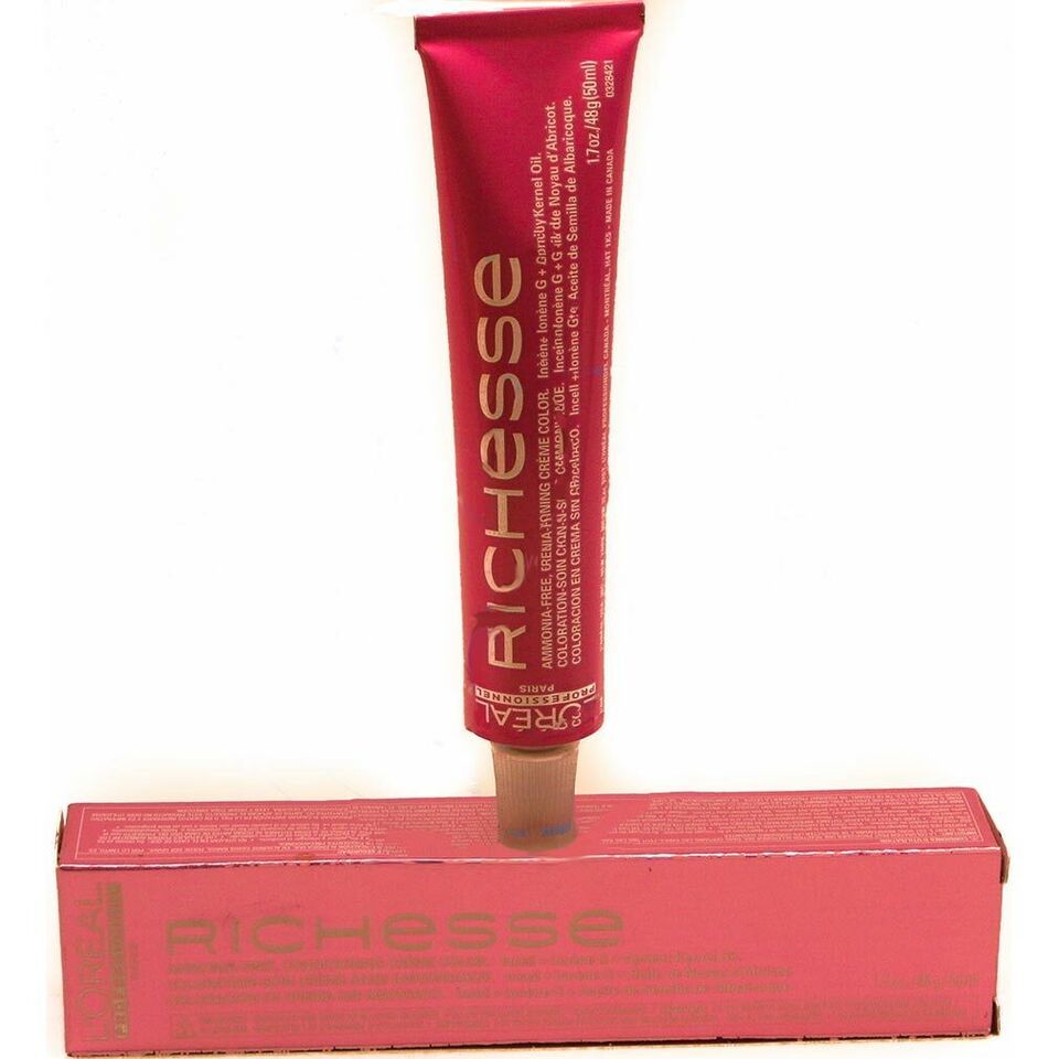 Loreal Richesse 6.43/6CG Copper Bronze Ammonia Free Creme Hair Color 1.7... - $7.48