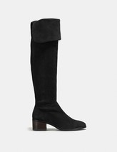 Coach Women&#39;s Lucia Boots Black Suede Size 8 - £276.97 GBP