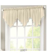 Erica Crushed Voile Valance Antique 51&quot;W x 24&quot; L - £11.12 GBP