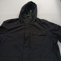 GH Bass & Co Men's Black Cotton Blend Full Zip Pockets Hoodie Jacket Size 2XL  image 15