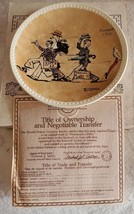 "PROMENADE A PARIS" Norman Rockwell 1982 Newell (Knowles) Collector Plate - $14.99