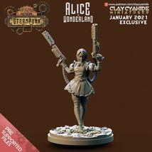 3D Printed Clay Cyanide Steampunk Alice in Wonderland Ragnarok D&amp;D - £8.14 GBP