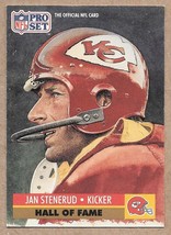 1991 Pro Set #31 Jan Stenerud Kansas City Chiefs HOF - $1.60