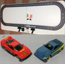 1993 Unused Tyco Tcr Slotless Slot Car Total Control Race Set 13ft + 2 Vehicles! - £79.92 GBP