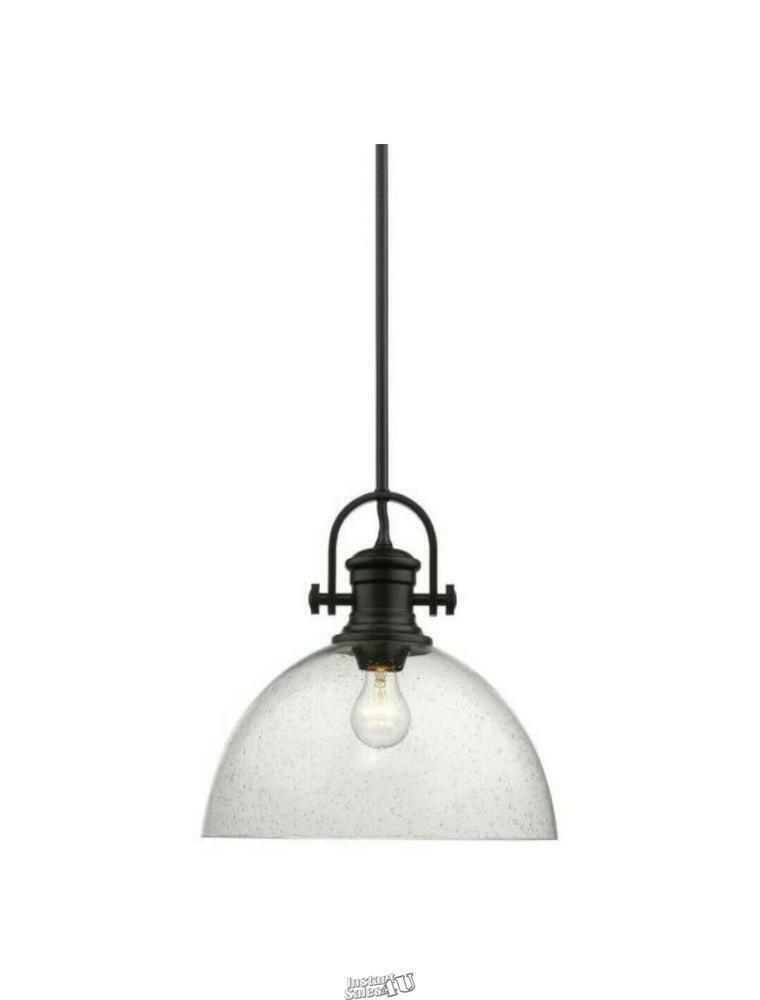 Golden Hines Pendant Light in Black (NO GLOBE INCLUDED) - £59.79 GBP