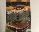 Datsun 280 ZX Print Ad Advertisement 1979 pa10 - £6.32 GBP