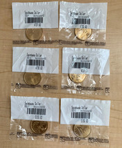 Sacagawea Golden 2000 &amp; 2003 Philadelphia &amp; Denver Dollar Coins Set of 6 - £12.64 GBP