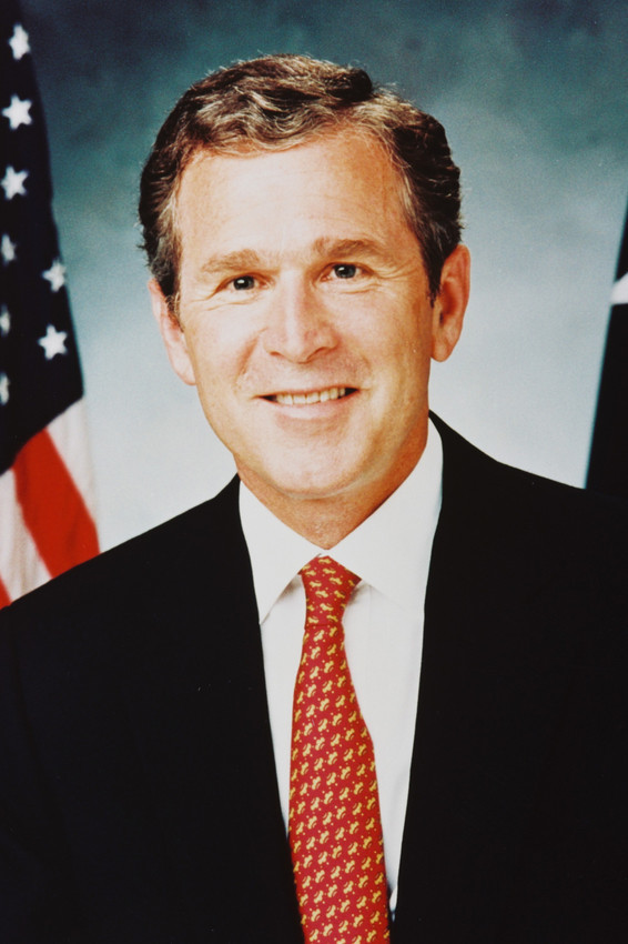 Primary image for President George W. Bush Jr Color 24x18 Poster by Flag