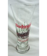 Vintage 1989 BUDWEISER BEER Clydesdale Horses 7&quot; COLLECTOR&#39;S GLASS CUP C... - $27.13 CAD