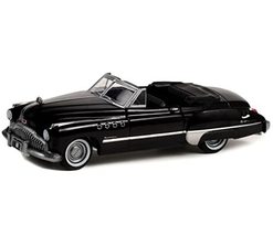 1949 Roadmaster Convertible Black Metallic Black Bandit Series 27 1/64 Diecast M image 5