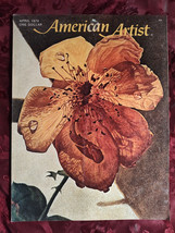 AMERICAN ARTIST April 1974 Marvin Hayes Alexandra Wool Jerald Silva - $9.90