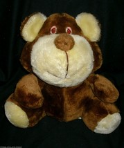 11&quot; Vintage New England Trading Corp Brown Teddy Bear Stuffed Animal Plush Toy - £26.57 GBP