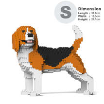 Beagle Dog Sculpture (JEKCA Lego Brick) DIY Kit - £63.14 GBP