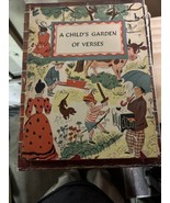 A Child&#39;s Garden of Verses by Robert Louis Stevenson Hardcover Book 1944... - £13.70 GBP