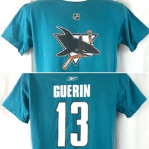 San Jose Sharks Bill Guerin #13 Kids Large NHL T-shirt Reebok Latino 2007 - £14.25 GBP