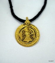 21kt gold pendant necklace amulet hindu goddess deity maa vintage antique - $325.71