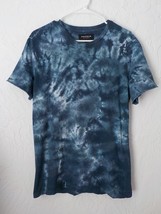 PACSUN Tide Dye Blue T-Shirt Men size Small Short Sleeves 100% Cotton  - £7.77 GBP
