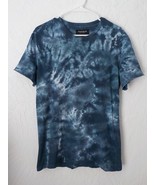 PACSUN Tide Dye Blue T-Shirt Men size Small Short Sleeves 100% Cotton  - £7.82 GBP