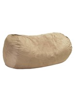 Jasper 8ft Tuscany Suede Microfiber Cylindrical Bean Bag - $2,702.20 MXN