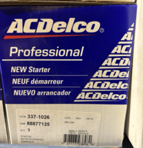 ACDelco 337-1026 Starter motor GM 88877125 Saturn Chevrolet - $199.76 CAD