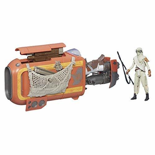 Star Wars The Force Awakens 3.75-inch Vehicle Reys Speeder Bike (Jakku) - £15.78 GBP