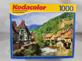 Kodacolor Kayserberg Alsace France Jigsaw Puzzle 1000 Piece Village Kodak - £8.87 GBP