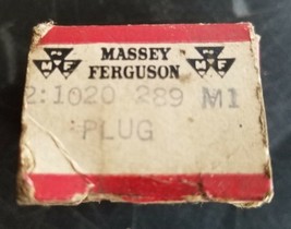 One(1) Genuine NOS MF Massey Ferguson Plug 1020289M1 - $13.96