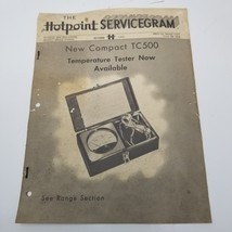 Hotpoint Servicegram October 1951 TC500 Temperature Tester Dishwasher Si... - $18.95