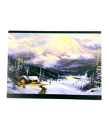 Thomas Kinkade Blank Greeting Cards The Warmth of Home 2005 Cabin on Sno... - £9.68 GBP