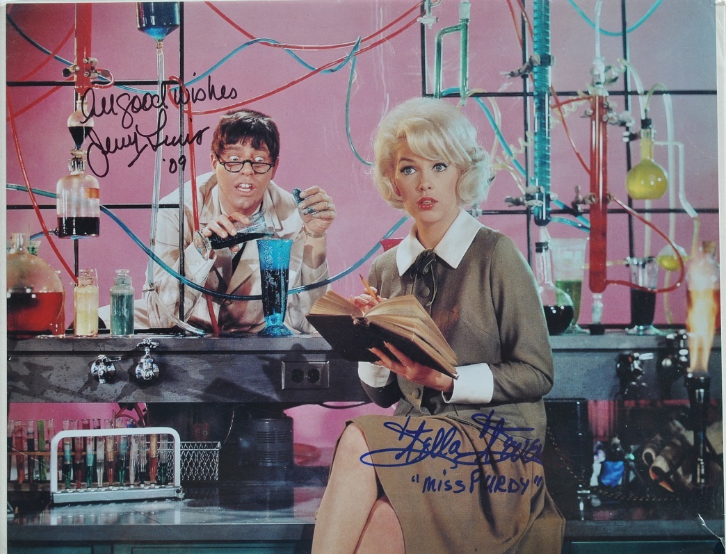 Primary image for NUTTY PROFESSOR CAST SIGNED PHOTO X2 - Jerry Lewis & Stella Stevens 11"x 14" COA