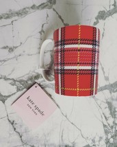 Kate Spade x Lenox Christmas Plaid Holiday Red Mug - £56.24 GBP