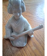 Vintage Stafford Japan Japanese Geisha Figurine Lady Playing Instrument ... - $10.92 CAD