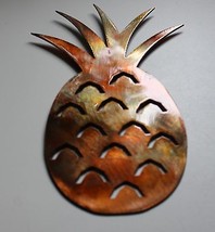 Pineapple - Metal Wall Art - Copper 9 1 /2&quot; x 6&quot; - $22.78