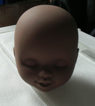 1995 Tyco Vinyl Factory Prototype Black Baby Boy Doll Head 4&quot; Tall - $31.68