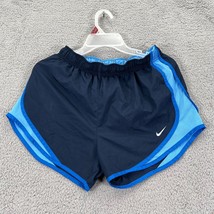 Nike Womens Navy Blue Dri-Fit Activewear Athletic Running Shorts Size Medium - £19.77 GBP