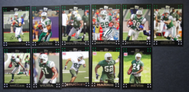 2007 Topps New York Jets Team Set of 11 Football Cards - £3.13 GBP