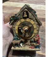 Animated Music Box “Santa Claus Is Coming To Town” Ceramic Christmas Clock - €28,34 EUR
