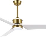 This 52-Inch Contemporary Ceiling Fan Features A Remote Control, Lights,... - £132.07 GBP