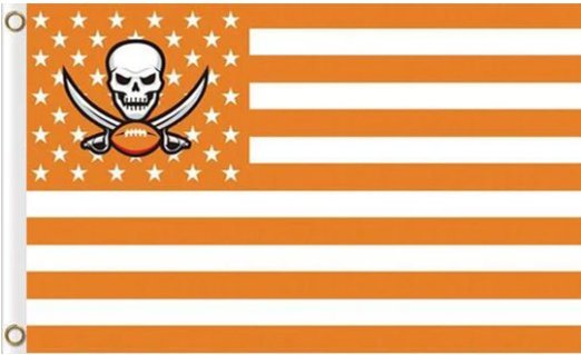 Tampa Bay Buccaneers Team US Flag 3X5 Ft Polyester Banner USA 90x150cm - $20.00