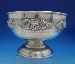 Aztec Rose by Ballesteros Mexican Sterling Silver Centerpiece Bowl (#6754) - £773.65 GBP