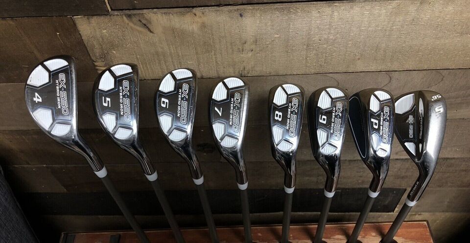 USED RH Women&#39;s Powerbilt Golf EX-550 Hybrid Iron Set (4-SW) Lady Flex 1... - $244.95